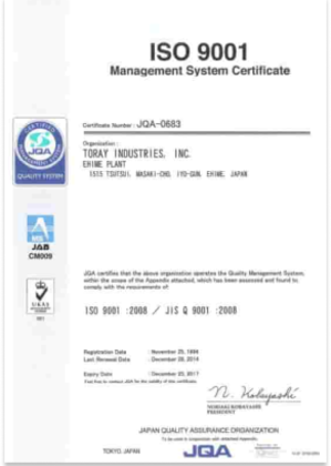 Сертификат iso 9001